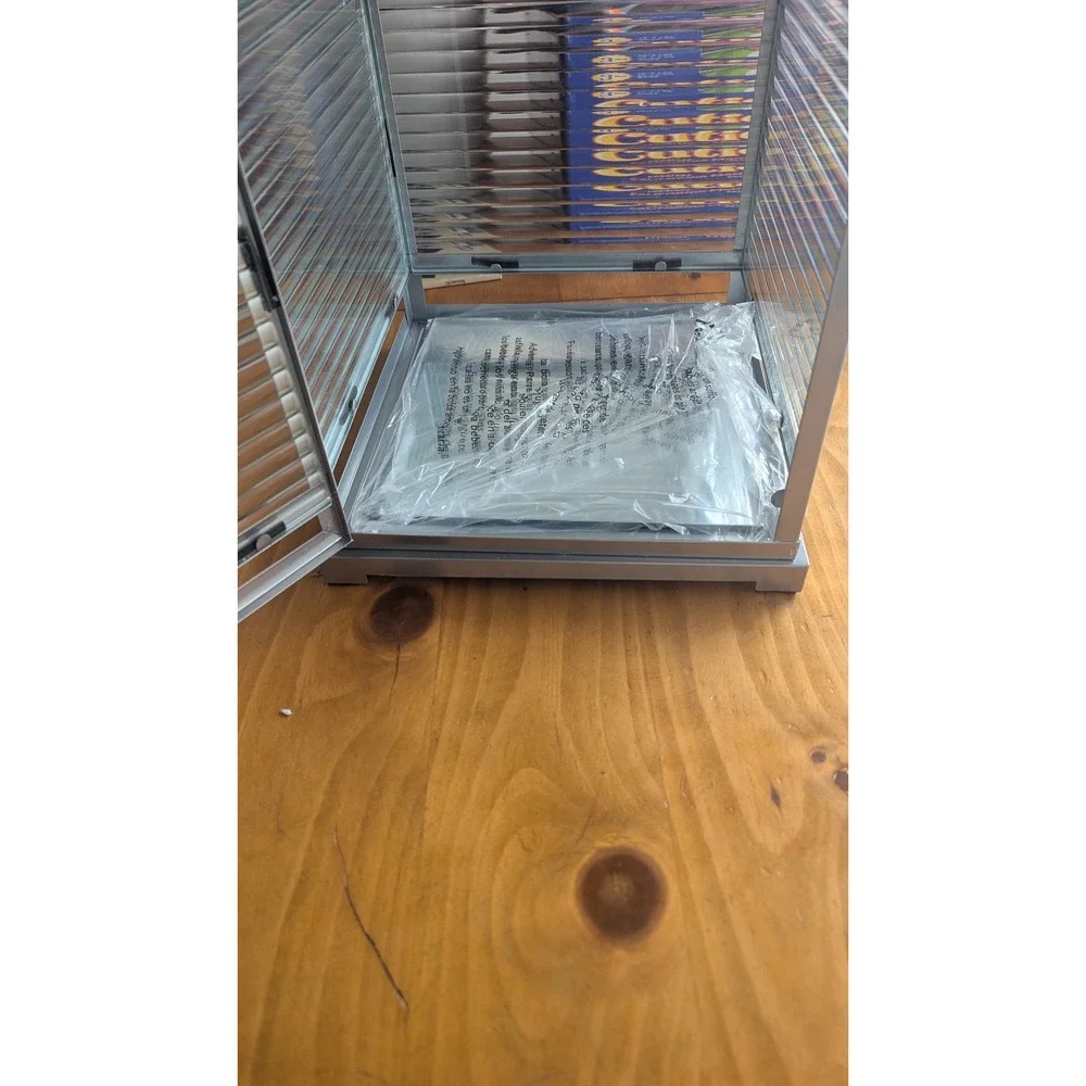 Retired PartyLite Resort Lantern Large P91498 Silver Metal/Glass Candle‎ Holder